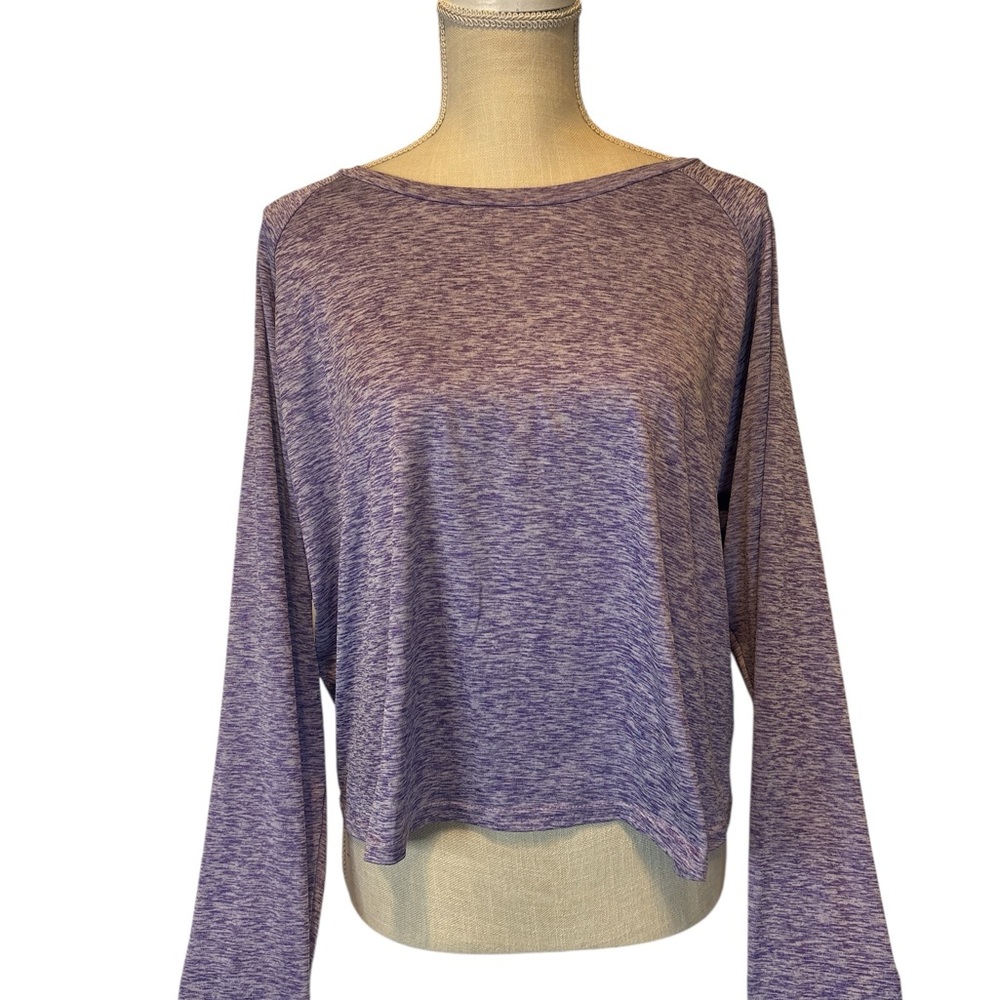 Women’s Purple Boxy Blouse with Relaxed Fit